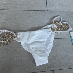 Pretty in Pearls Beach Bunny White Bikini